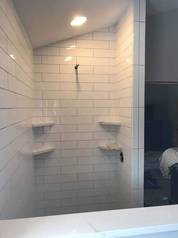 Slides Shower Subway Tiles